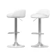 Artiss Nuvo 2x Bar Stools, White PU Leather, Adjustable Height, 360° Swivel, Chrome Base, Modern Design, 1-Year Warranty Artiss Nuvo 2x Bar Stools, White PU Leather, Adjustable Height, 360° Swivel, Chrome Base, Modern Design, 1-Year Warranty