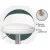 Artiss Nuvo 4x White Bar Stools - PU Leather, Adjustable Swivel, Chrome Base, Modern Design, 1-Year Warranty