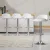Artiss Nuvo 4x White Bar Stools - PU Leather, Adjustable Swivel, Chrome Base, Modern Design, 1-Year Warranty