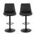 Artiss 2x Black Diamond Leather Bar Stools - Adjustable Swivel Gas Lift, Ergonomic Design, 120kg Capacity, Easy Assembly Artiss 2x Black Diamond Leather Bar Stools - Adjustable Swivel Gas Lift, Ergonomic Design, 120kg Capacity, Easy Assembly
