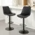 Artiss 2x Black Diamond Leather Bar Stools - Adjustable Swivel Gas Lift, Ergonomic Design, 120kg Capacity, Easy Assembly Artiss 2x Black Diamond Leather Bar Stools - Adjustable Swivel Gas Lift, Ergonomic Design, 120kg Capacity, Easy Assembly