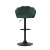 Artiss Bar Stools, Velvet Upholstery, Set of 4, Green, Adjustable Height, Clam Shell Design, Luxurious Seating