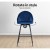 Artiss Mesial 2x Velvet Swivel Bar Stools, Blue - Elegant Design, 360° Rotation, Metal Legs, Ultimate Comfort