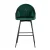 Artiss Mesial 2x Velvet Swivel Bar Stools, Green - Elegant Design, 360° Rotation, Metal Legs, Luxurious Comfort