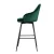 Artiss Mesial 2x Velvet Swivel Bar Stools, Green - Elegant Design, 360° Rotation, Metal Legs, Luxurious Comfort