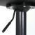 Artiss 2x Fynn Bar Stools, PU Leather, Adjustable Gas Lift, 360° Swivel, Black, 38cm Base, 53-78.5