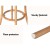 Artiss Apri Bar Stool, Rattan Seat, Beech Wood Frame, 65cm Height, Pine Color, 150kg Capacity, Easy Assembly