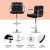 Artiss Contemporary Bar Table & Stools Set - White MDF Steel, 360° Swivel, Height Adjustable for Home & Commercial Use