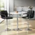 Artiss Contemporary Bar Table & Stools Set - White MDF Steel, 360° Swivel, Height Adjustable for Home & Commercial Use