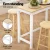 Artiss Solid Wood Dining Set: Bar Table & 4 Beech Stools, Pine Finish, 30kg Capacity, Easy Assembly, Non-Toxic Paint