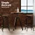 Artiss Industrial Bar Table and Stools Set - Elm Wood Top, Steel Frame, Adjustable Height, 360° Swivel, 1-Year Warranty