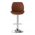 Artiss Bar Stools Set of 2 Brown PU Leather, Bentwood Backrest, Adjustable Height 98-120cm, 150kg Capacity Artiss Bar Stools Set of 2 Brown PU Leather, Bentwood Backrest, Adjustable Height 98-120cm, 150kg Capacity