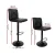 Artiss Set of 2 Black Bar Stools, PU Leather, Adjustable Gas Lift, 360° Swivel, Cross Back, Kitchen Dining Chairs Artiss Set of 2 Black Bar Stools, PU Leather, Adjustable Gas Lift, 360° Swivel, Cross Back, Kitchen Dining Chairs