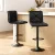 Artiss Set of 2 Black Bar Stools, PU Leather, Adjustable Gas Lift, 360° Swivel, Cross Back, Kitchen Dining Chairs Artiss Set of 2 Black Bar Stools, PU Leather, Adjustable Gas Lift, 360° Swivel, Cross Back, Kitchen Dining Chairs