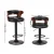 Artiss Bar Stools, Faux Leather, Black, Adjustable 61-81cm, Set of 4 - Contemporary Style for Any Space