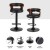Artiss Bar Stools, Faux Leather, Black, Adjustable 61-81cm, Set of 4 - Contemporary Style for Any Space Artiss Bar Stools, Faux Leather, Black, Adjustable 61-81cm, Set of 4 - Contemporary Style for Any Space