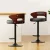 Artiss Bar Stools, Faux Leather, Black, Adjustable 61-81cm, Set of 4 - Contemporary Style for Any Space