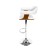 Artiss Selina Bar Stool - White PU Leather, Wooden Seat, Chrome Base, Adjustable Height 90-110cm, Swivel, TUV Certified Artiss Selina Bar Stool - White PU Leather, Wooden Seat, Chrome Base, Adjustable Height 90-110cm, Swivel, TUV Certified