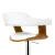 Artiss Selina Bar Stool - White PU Leather, Wooden Seat, Chrome Base, Adjustable Height 90-110cm, Swivel, TUV Certified