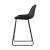 Artiss Fenella Bar Stools Set of 2 - Black PU Leather, 70cm Seat Height, Steel Frame, Elegant Design, Easy Assembly