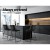 Artiss Fenella Bar Stools Set of 2 - Black PU Leather, 70cm Seat Height, Steel Frame, Elegant Design, Easy Assembly