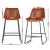 Artiss Fenella Bar Stools - Set of 2, 70cm Seat Height, Brown PU Leather, Steel Frame, Elegant Design, Easy Assembly Artiss Fenella Bar Stools - Set of 2, 70cm Seat Height, Brown PU Leather, Steel Frame, Elegant Design, Easy Assembly