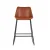 Artiss Fenella Bar Stools - Set of 2, 70cm Seat Height, Brown PU Leather, Steel Frame, Elegant Design, Easy Assembly