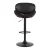 Artiss Joyce Bar Stools - Black PU Leather, Swivel, Adjustable Height, Vintage Design with Plywood Frame and Footrest