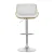 Artiss Galina Bar Stools, PU Leather, Bentwood, White, Adjustable Height 63-83cm, 360° Swivel, Contemporary Style