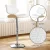 Artiss Quilla Bar Stool White PU Leather and Bentwood, Adjustable Gas Lift, Swivel Kitchen Dining Chair 93-115cm