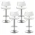 Artiss Quilla 4x Bar Stools White PU Leather & Bentwood, Gas Lift Swivel Kitchen Dining Chairs 56.5-78.5cm Artiss Quilla 4x Bar Stools White PU Leather & Bentwood, Gas Lift Swivel Kitchen Dining Chairs 56.5-78.5cm