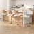 Artiss Quilla 4x Bar Stools White PU Leather & Bentwood, Gas Lift Swivel Kitchen Dining Chairs 56.5-78.5cm Artiss Quilla 4x Bar Stools White PU Leather & Bentwood, Gas Lift Swivel Kitchen Dining Chairs 56.5-78.5cm