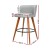 Artiss Set of 4 Bar Stools Linen Padded Wooden Frame 66cm Light Grey Faux Linen Seat, Steel Footrest, 150kg Capacity Artiss Set of 4 Bar Stools Linen Padded Wooden Frame 66cm Light Grey Faux Linen Seat, Steel Footrest, 150kg Capacity