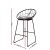 Artiss 4x Bar Stools with Faux-Linen Padded Seats, 65cm Height, Powder-Coated Steel Frame, Black, Anti-Slip Protectors Artiss 4x Bar Stools with Faux-Linen Padded Seats, 65cm Height, Powder-Coated Steel Frame, Black, Anti-Slip Protectors