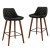 Artiss Bar Stools Set of 4, Bentwood & Black PU Leather, 68cm Seat Height, Stylish & Durable with Footrest Artiss Bar Stools Set of 4, Bentwood & Black PU Leather, 68cm Seat Height, Stylish & Durable with Footrest