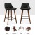 Artiss Bar Stools Set of 4, Bentwood & Black PU Leather, 68cm Seat Height, Stylish & Durable with Footrest Artiss Bar Stools Set of 4, Bentwood & Black PU Leather, 68cm Seat Height, Stylish & Durable with Footrest