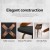 Artiss 4x 65cm Swivel Bar Stools Bentwood Walnut PU Leather Seat with Backrest and Chrome Footrest Black
