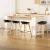 4x Artiss Bentwood Bar Stools Wooden Black 67cm Kitchen Counter Dining Chairs PP Plastic Seat Metal Footrest