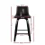 Artiss Felipe 360° Swivel Bar Stools Set of 4 - Black PU Leather, Plywood, Chrome Footrest, 87cm Height, Anti-Slip Pads
