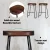 Artiss Bar Stools, Elm Wood, 65cm, Black Legs, Vintage Tractor Seat, Industrial Style, Set of 4, Retro Design