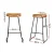 Artiss 2x Bar Stools Tractor Seat 75cm - Vintage Industrial Design, Elm Pine Wood, Heavy Duty Steel, Anti-Slip Base Artiss 2x Bar Stools Tractor Seat 75cm - Vintage Industrial Design, Elm Pine Wood, Heavy Duty Steel, Anti-Slip Base