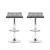 Artiss 2x Bar Stools: Grey Linen Fabric, Foam Padding, 360° Swivel, Adjustable Height, Chrome Finish, Floor Protector Artiss 2x Bar Stools: Grey Linen Fabric, Foam Padding, 360° Swivel, Adjustable Height, Chrome Finish, Floor Protector