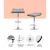 Artiss 2x Bar Stools: Grey Linen Fabric, Foam Padding, 360° Swivel, Adjustable Height, Chrome Finish, Floor Protector Artiss 2x Bar Stools: Grey Linen Fabric, Foam Padding, 360° Swivel, Adjustable Height, Chrome Finish, Floor Protector