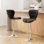 Artiss 2x Black Bar Stools - PU Leather, Chrome Base, Gas Lift, 88-108cm Height Adjustable, Set of 2 Premium Comfort