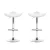 Artiss 2x White Bar Stools - PU Leather, Gas Lift, 360° Swivel, Chrome Base, Height Adjustable, Floor Protector Artiss 2x White Bar Stools - PU Leather, Gas Lift, 360° Swivel, Chrome Base, Height Adjustable, Floor Protector