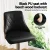 Artiss 4X Black Leather Bar Stools, Adjustable 95-117cm, Bentwood Backrest, Swivel, Anti-Slip, 150kg Capacity