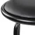 Artiss 2x Swivel Bar Stools - Black PU Leather, Curved Backrest, 360° Swivel, Steel Frame, 99cm Height, Set of