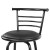 Artiss Set of 4 Swivel Bar Stools Black PU Leather Padded Seat 75cm Height Metal Frame for Kitchen or Bar Artiss Set of 4 Swivel Bar Stools Black PU Leather Padded Seat 75cm Height Metal Frame for Kitchen or Bar