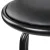 Artiss Set of 4 Swivel Bar Stools Black PU Leather Padded Seat 75cm Height Metal Frame for Kitchen or Bar