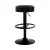 Artiss 2x Anton Bar Stools - Black PU Leather, Gas Lift, Swivel, Chrome Base, 59-81cm Height, Anti-Scratch Protector